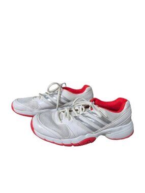 6.5 Adidas Bercuda Tennis Pickle Ball Shoes White Orange